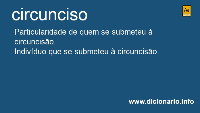 Significado de circuncisa