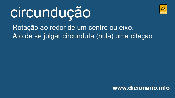 Significado de circunduo
