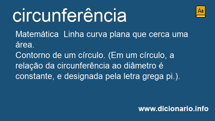 Significado de circunferncia