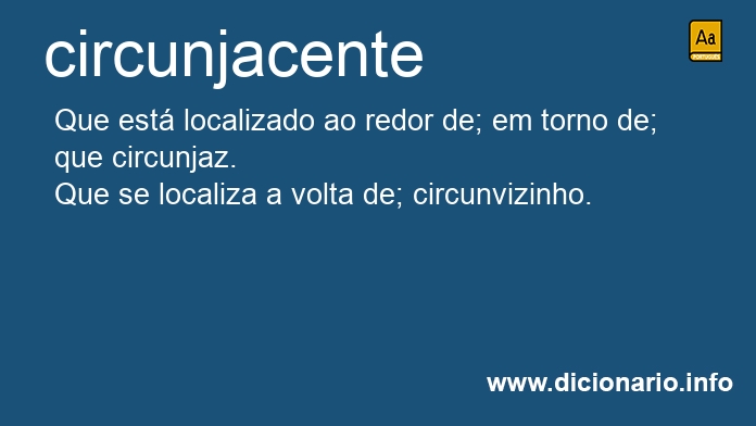 Significado de circunjacente