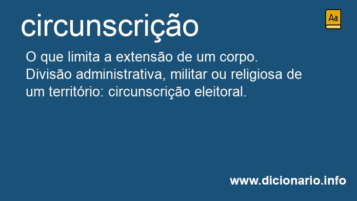 Significado de circunscrio