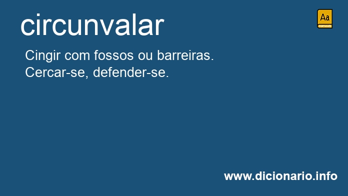 Significado de circunvalar