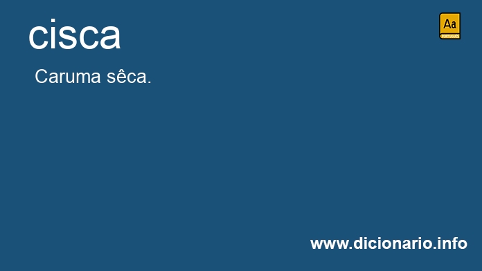 Significado de cisca