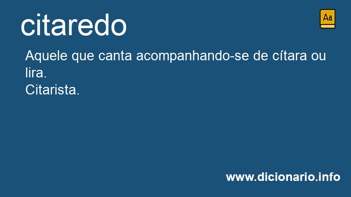 Significado de citaredos