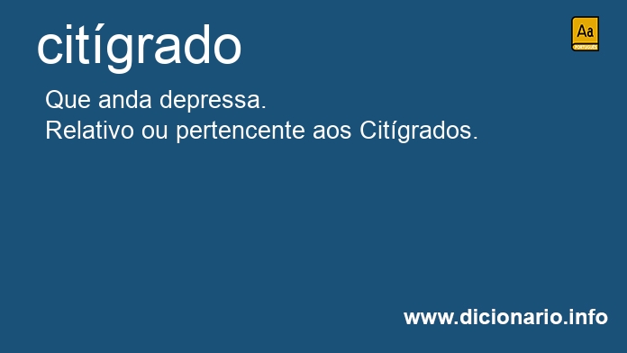 Significado de citgrado