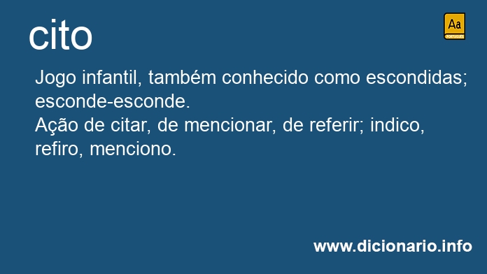 Significado de citos