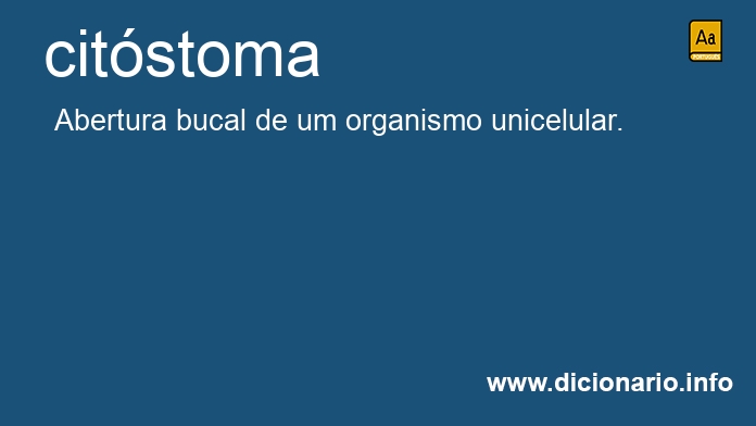 Significado de citstoma