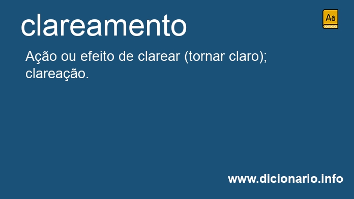 Significado de clareamento