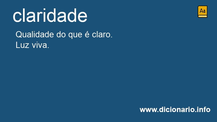 Significado de claridade