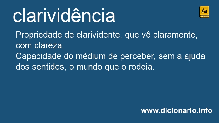 Significado de clarividncia