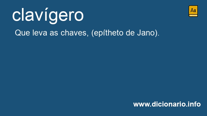 Significado de clavgero