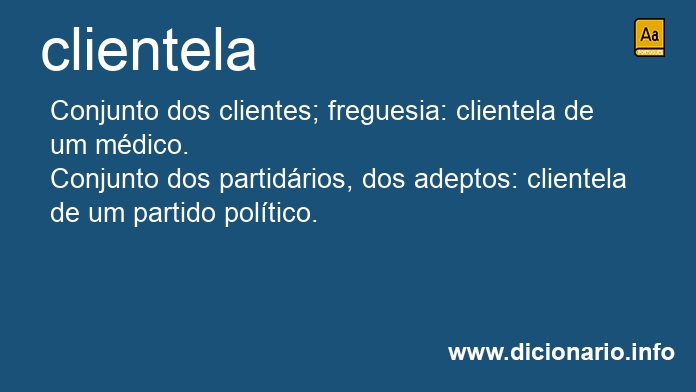 Significado de clientela