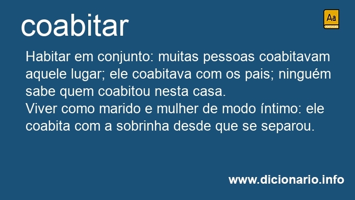Significado de coabitaras