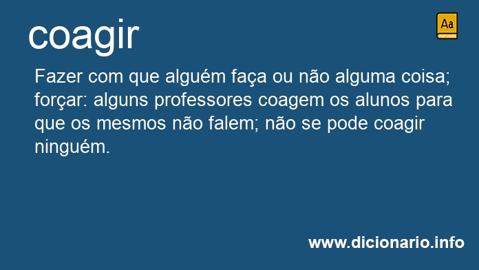 Significado de coageis