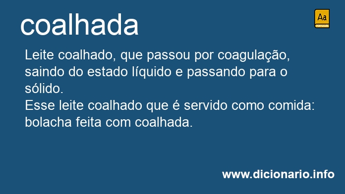 Significado de coalhada