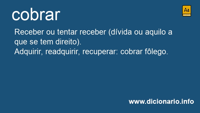 Significado de cobrado