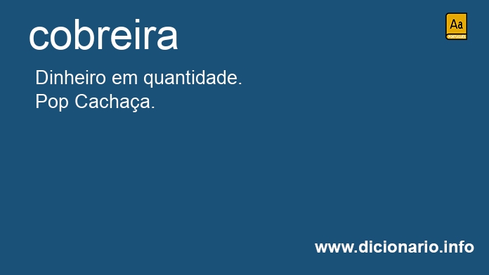 Significado de cobreira