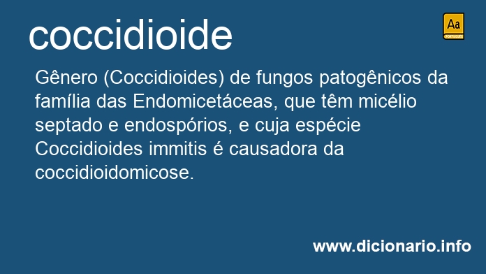 Significado de coccidioide
