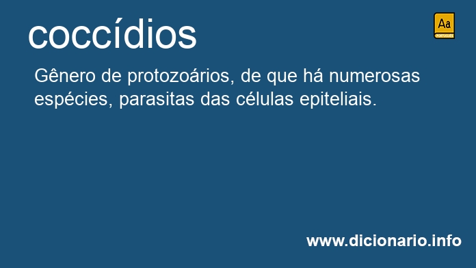 Significado de coccdios