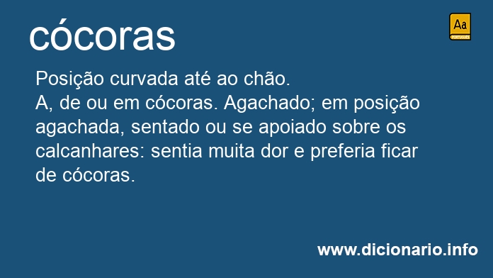 Significado de ccoras