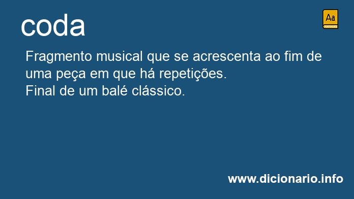 Significado de coda