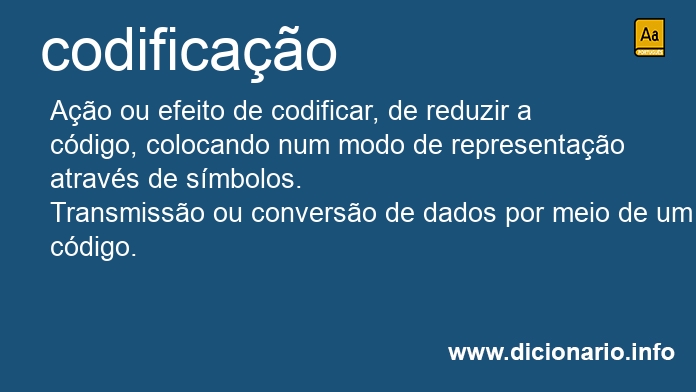 Significado de codificaes