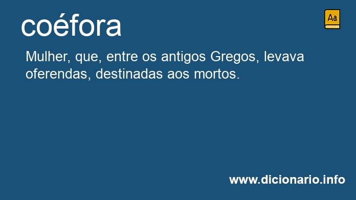 Significado de cofora