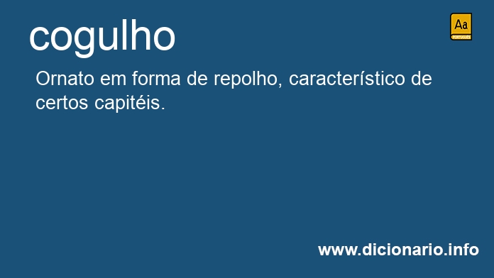 Significado de cogulho