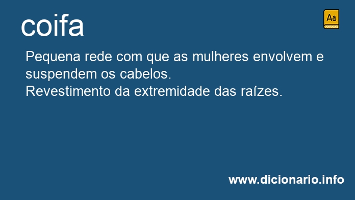 Significado de coifa