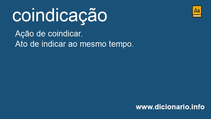 Significado de coindicao