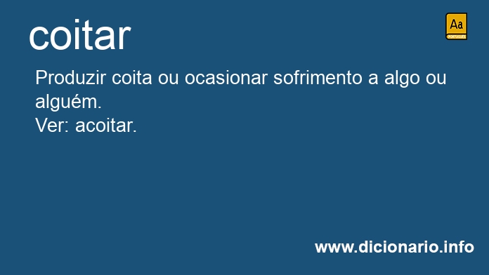 Significado de coitar