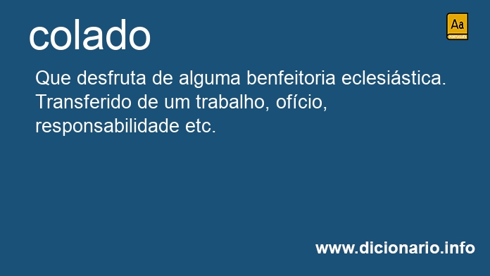 Significado de colados