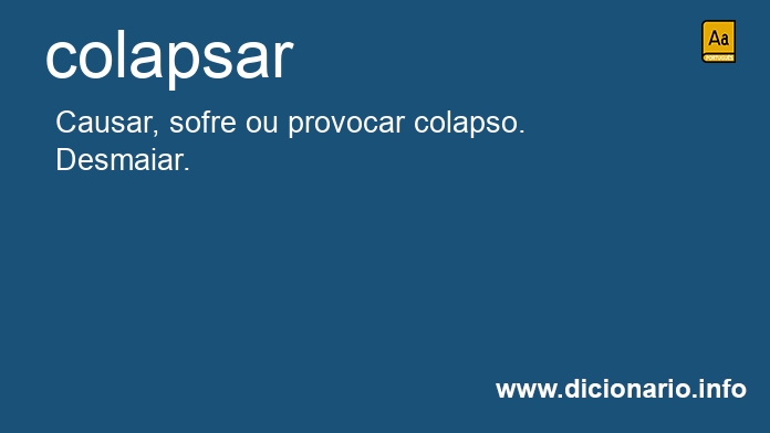 Significado de colapsasse