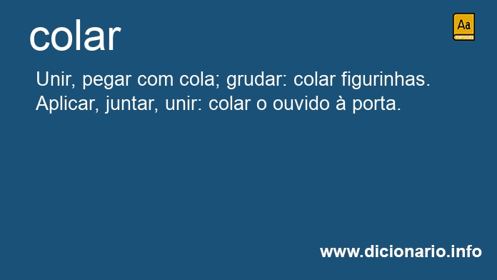 Significado de colarei