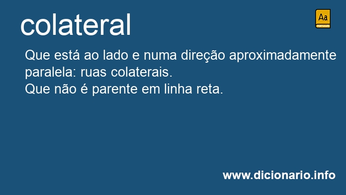 Significado de colateral