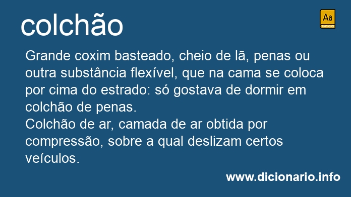 Significado de colches