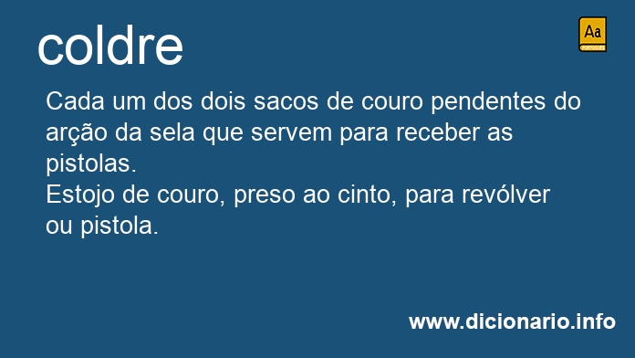 Significado de coldre