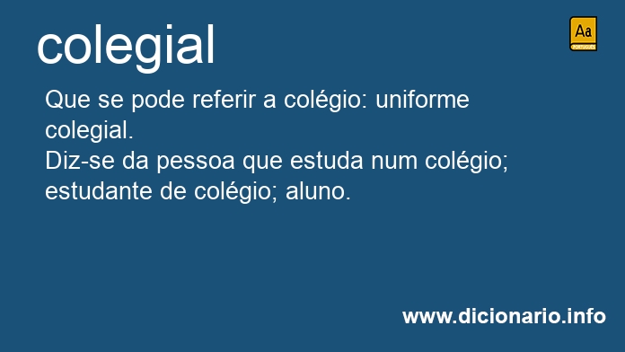 Significado de colegiais
