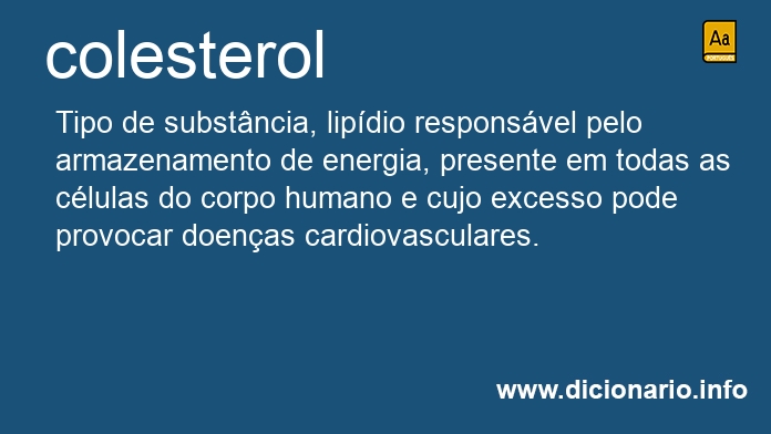 Significado de colesterol