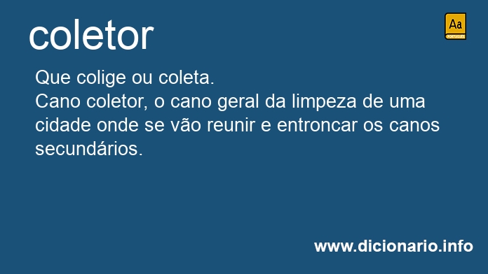 Significado de coletor