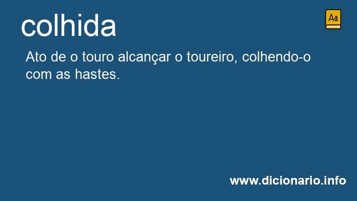 Significado de colhida