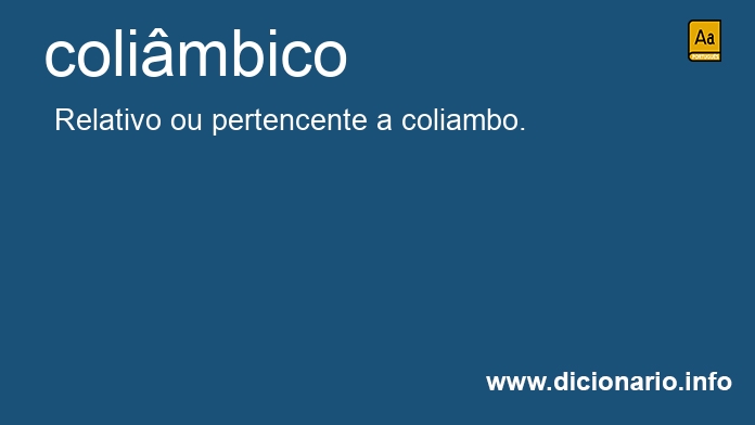 Significado de colimbico