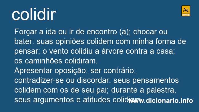 Significado de colidais