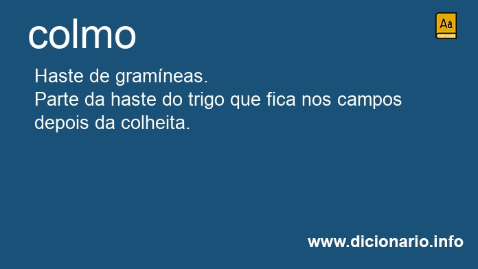 Significado de colmo