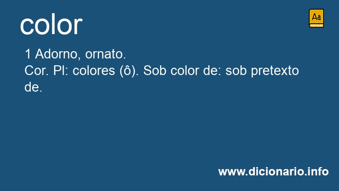 Significado de color