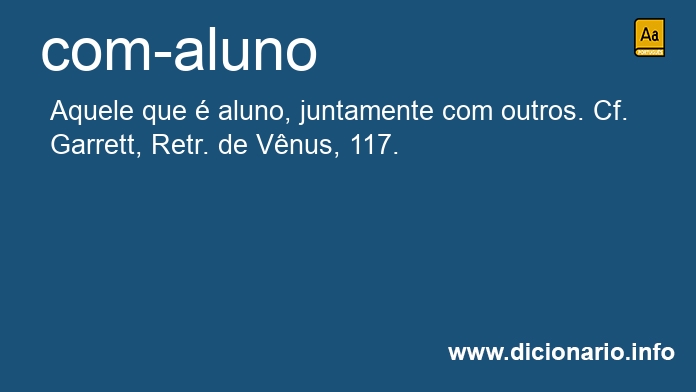 Significado de com-aluno