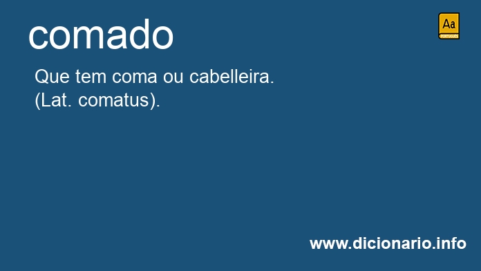 Significado de comado