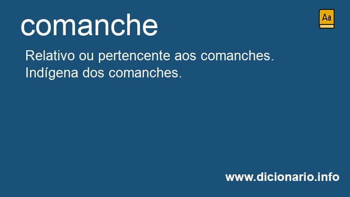 Significado de comanches