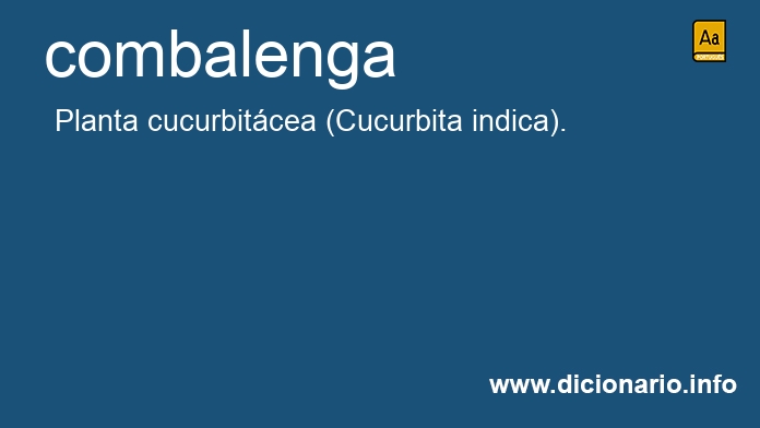 Significado de combalenga