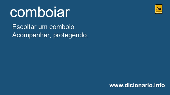 Significado de comboiaria